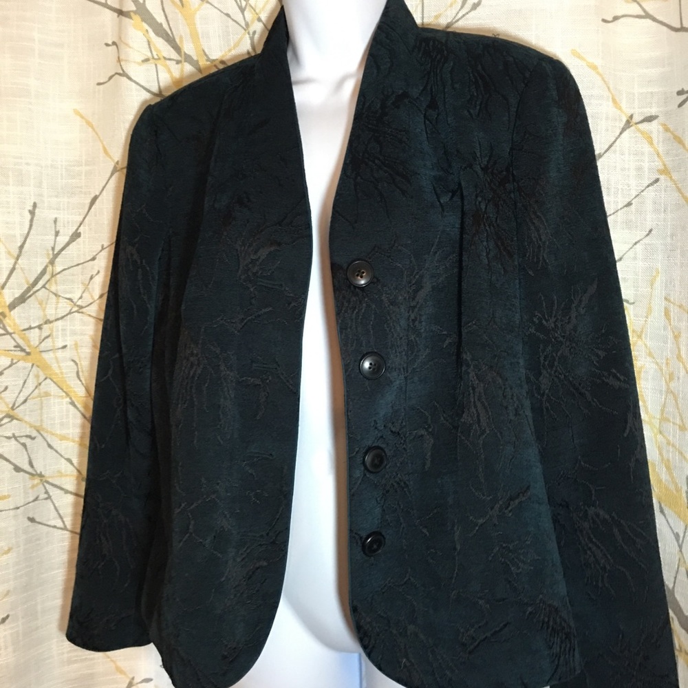 Coldwater Creek Deep Tourmaline Blazer